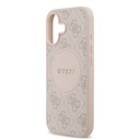 Apple iPhone 17 Uyumlu Kılıf Guess Orjinal Lisanslı M-safe Şarj Özellikli Yazı Logolu Circle Classic Kapak - 17