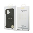 Apple iPhone 17 Uyumlu Kılıf Guess Orjinal Lisanslı M-safe Şarj Özellikli Yazı Logolu Circle Classic Kapak - 19