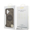 Apple iPhone 17 Uyumlu Kılıf Guess Orjinal Lisanslı M-safe Şarj Özellikli Yazı Logolu Circle Classic Kapak - 20