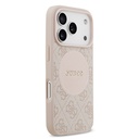 Apple iPhone 17 Pro Uyumlu Kılıf Guess Orjinal Lisanslı M-safe Şarj Özellikli Yazı Logolu Circle Classic Kapak - 1