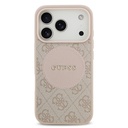 Apple iPhone 17 Pro Uyumlu Kılıf Guess Orjinal Lisanslı M-safe Şarj Özellikli Yazı Logolu Circle Classic Kapak - 2