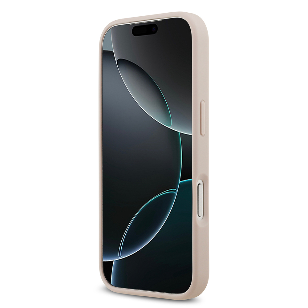 Apple iPhone 17 Pro Uyumlu Kılıf Guess Orjinal Lisanslı M-safe Şarj Özellikli Yazı Logolu Circle Classic Kapak - 4