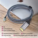 Qgeem QG-UA13 Type-C To Display Port Kablo 3M - 12