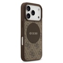 Apple iPhone 17 Pro Uyumlu Kılıf Guess Orjinal Lisanslı M-safe Şarj Özellikli Yazı Logolu Circle Classic Kapak - 9