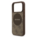 Apple iPhone 17 Pro Uyumlu Kılıf Guess Orjinal Lisanslı M-safe Şarj Özellikli Yazı Logolu Circle Classic Kapak - 11