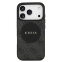 Apple iPhone 17 Pro Uyumlu Kılıf Guess Orjinal Lisanslı M-safe Şarj Özellikli Yazı Logolu Circle Classic Kapak - 14