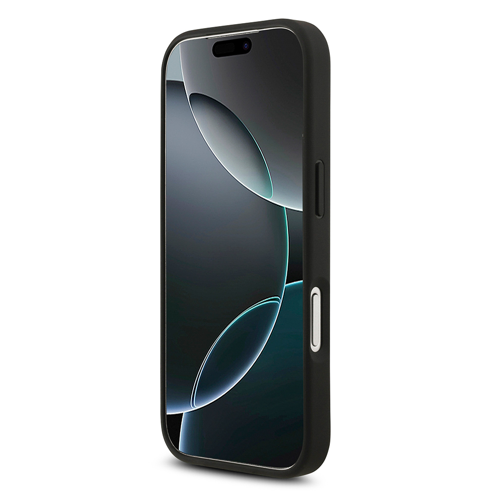 Apple iPhone 17 Pro Uyumlu Kılıf Guess Orjinal Lisanslı M-safe Şarj Özellikli Yazı Logolu Circle Classic Kapak - 16