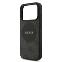Apple iPhone 17 Pro Uyumlu Kılıf Guess Orjinal Lisanslı M-safe Şarj Özellikli Yazı Logolu Circle Classic Kapak - 17