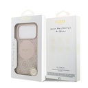 Apple iPhone 17 Pro Uyumlu Kılıf Guess Orjinal Lisanslı M-safe Şarj Özellikli Yazı Logolu Circle Classic Kapak - 19