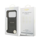 Apple iPhone 17 Pro Uyumlu Kılıf Guess Orjinal Lisanslı M-safe Şarj Özellikli Yazı Logolu Circle Classic Kapak - 21