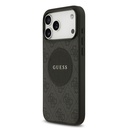 Apple iPhone 17 Pro Max Uyumlu Kılıf Guess Orjinal Lisanslı M-safe Şarj Özellikli Yazı Logolu Circle Classic Kapak - 7