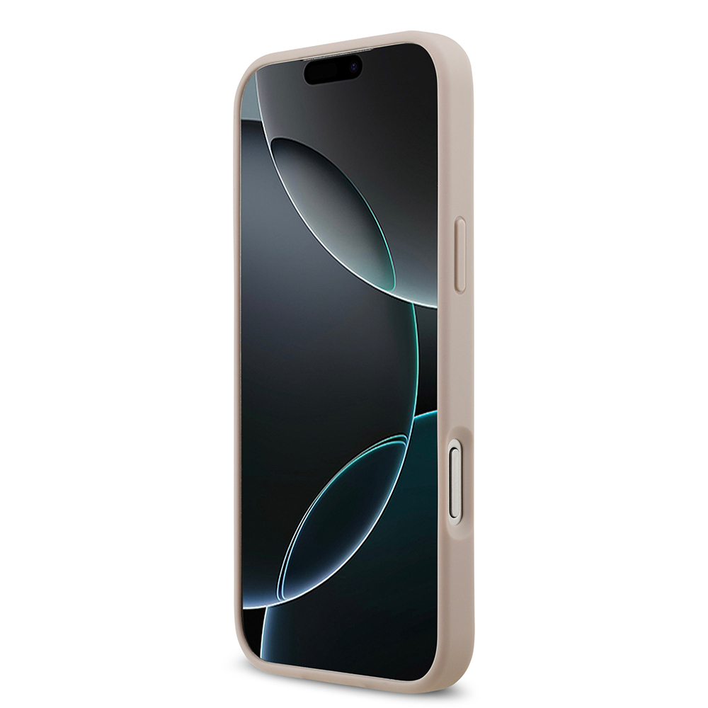 Apple iPhone 17 Pro Max Uyumlu Kılıf Guess Orjinal Lisanslı M-safe Şarj Özellikli Yazı Logolu Circle Classic Kapak - 16