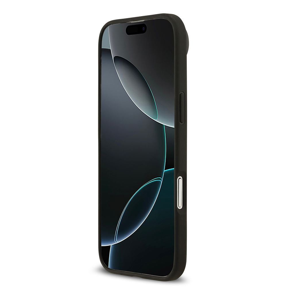 Apple iPhone 17 Air Uyumlu Kılıf Guess Orjinal Lisanslı M-safe Şarj Özellikli Taneli Çiçek Tasarımlı Metal Yazı Logolu Kapak - 11
