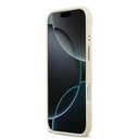 Apple iPhone 17 Air Uyumlu Kılıf Guess Orjinal Lisanslı M-safe Şarj Özellikli Grained Yazı ve Taşlı 4G Logolu Kapak - 4
