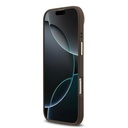 Apple iPhone 17 Air Uyumlu Kılıf Guess Orjinal Lisanslı M-safe Şarj Özellikli Grained Yazı ve Taşlı 4G Logolu Kapak - 18