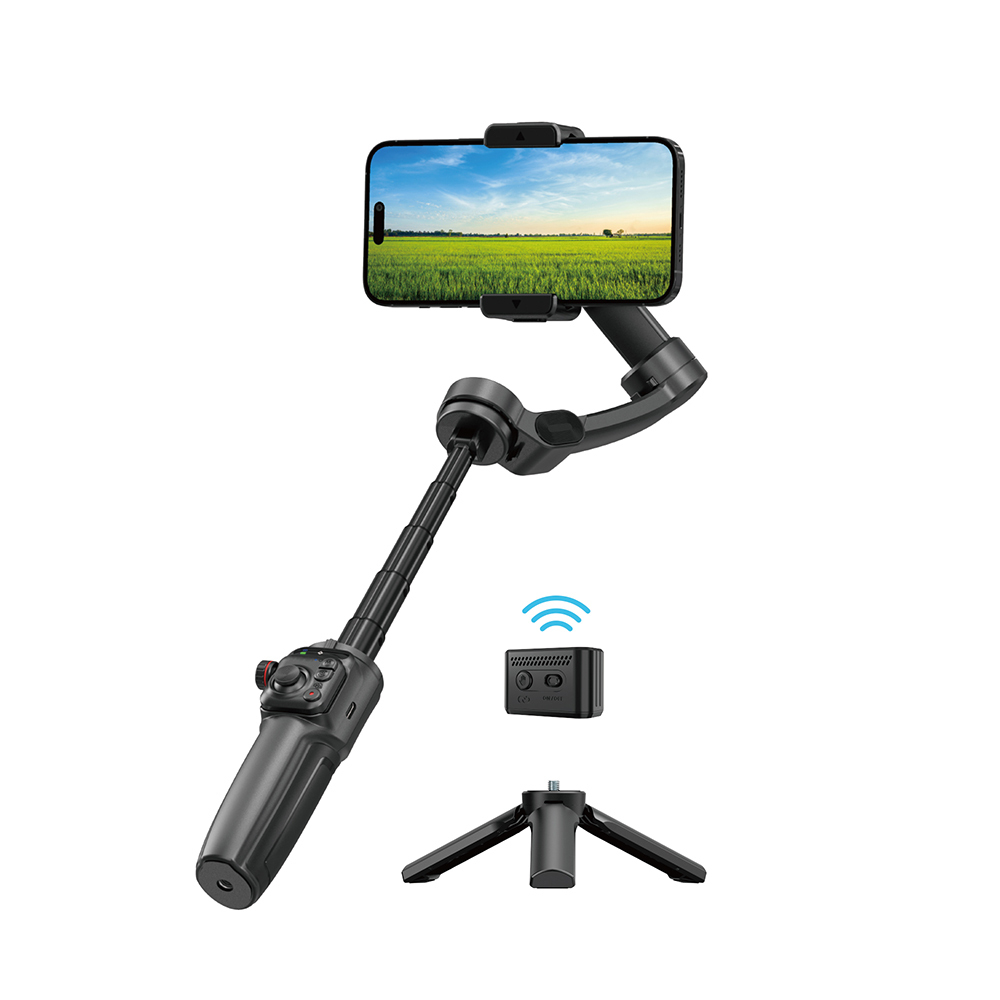 Wiwu Wi-SE016 Yapay Zeka Destekli Canlı Yayın Dolgu Işıklı Gimbal Stabilizatör - 6