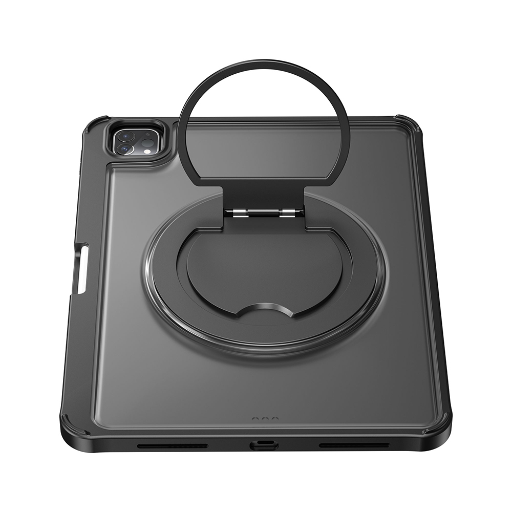 Apple iPad Pro 12.9 2020 Uyumlu (4.Nesil) Wiwu MK-007 Combo Pro Kalem Bölmeli Klavyeli Standlı Kılıf - 1