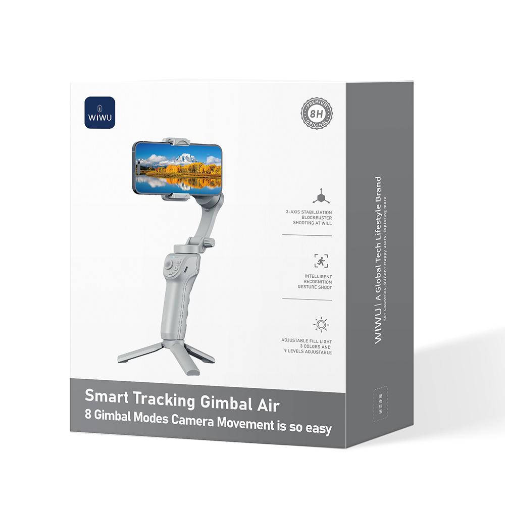 Wiwu Wi-SE017 3-Axis Yapay Zeka Destekli Çok Fonksiyonlu El Tipi Gimbal Stabilizatör - 6