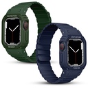 Apple Watch 40mm Uyumlu KRD-142 Airbag Tasarımlı Kasa Koruyuculu Silikon Kordon - 12