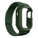 Apple Watch 7 41mm Uyumlu KRD-142 Airbag Tasarımlı Kasa Koruyuculu Silikon Kordon - 8