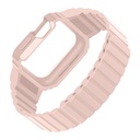 Apple Watch 44mm Uyumlu KRD-142 Airbag Tasarımlı Kasa Koruyuculu Silikon Kordon - 4