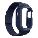 Apple Watch 7 45mm Uyumlu KRD-142 Airbag Tasarımlı Kasa Koruyuculu Silikon Kordon - 9