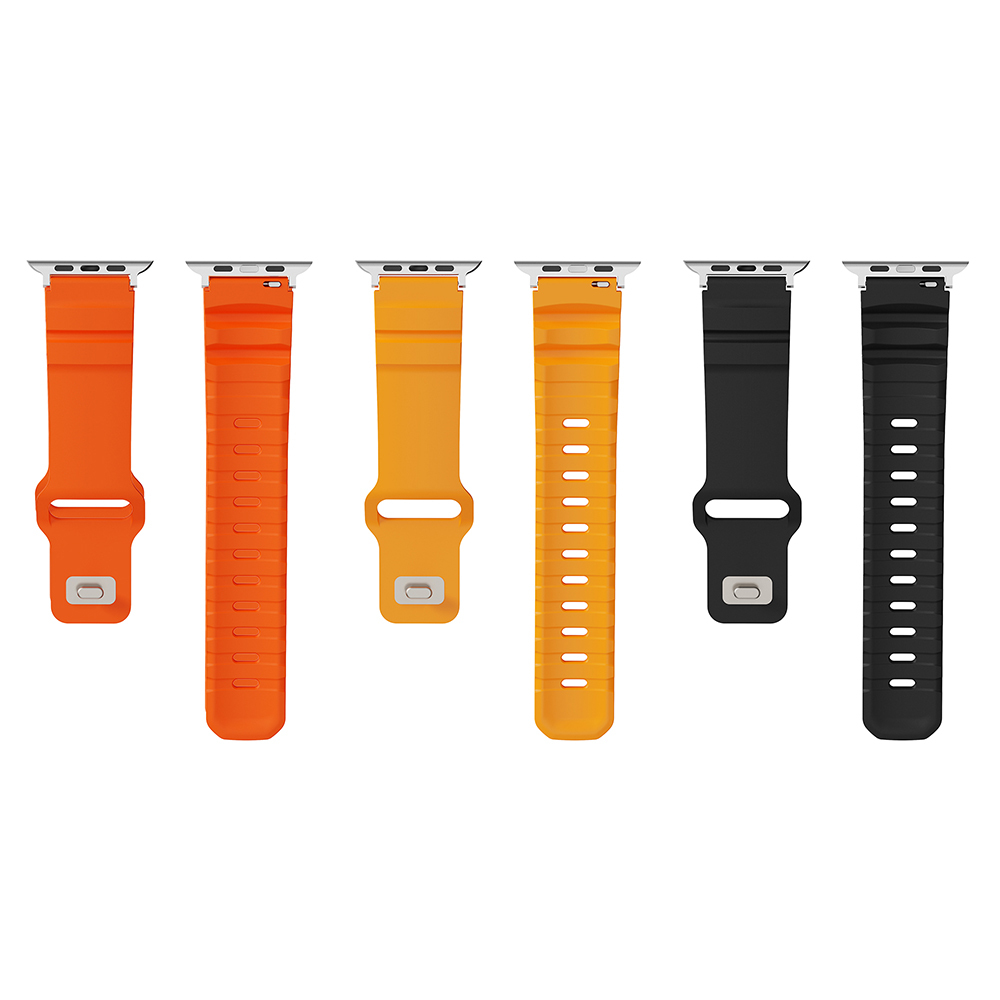 Apple Watch 7 45mm Uyumlu KRD-143 Silikon Kordon - 31