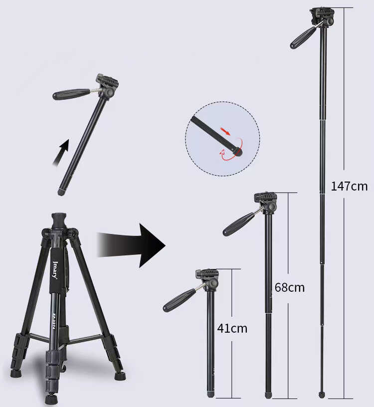 Jmary KP2274 Tripod - 5