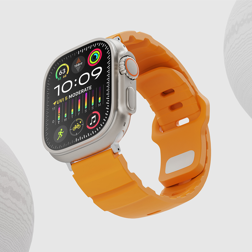 Apple Watch 10 46mm Uyumlu KRD-143 Silikon Kordon - 27