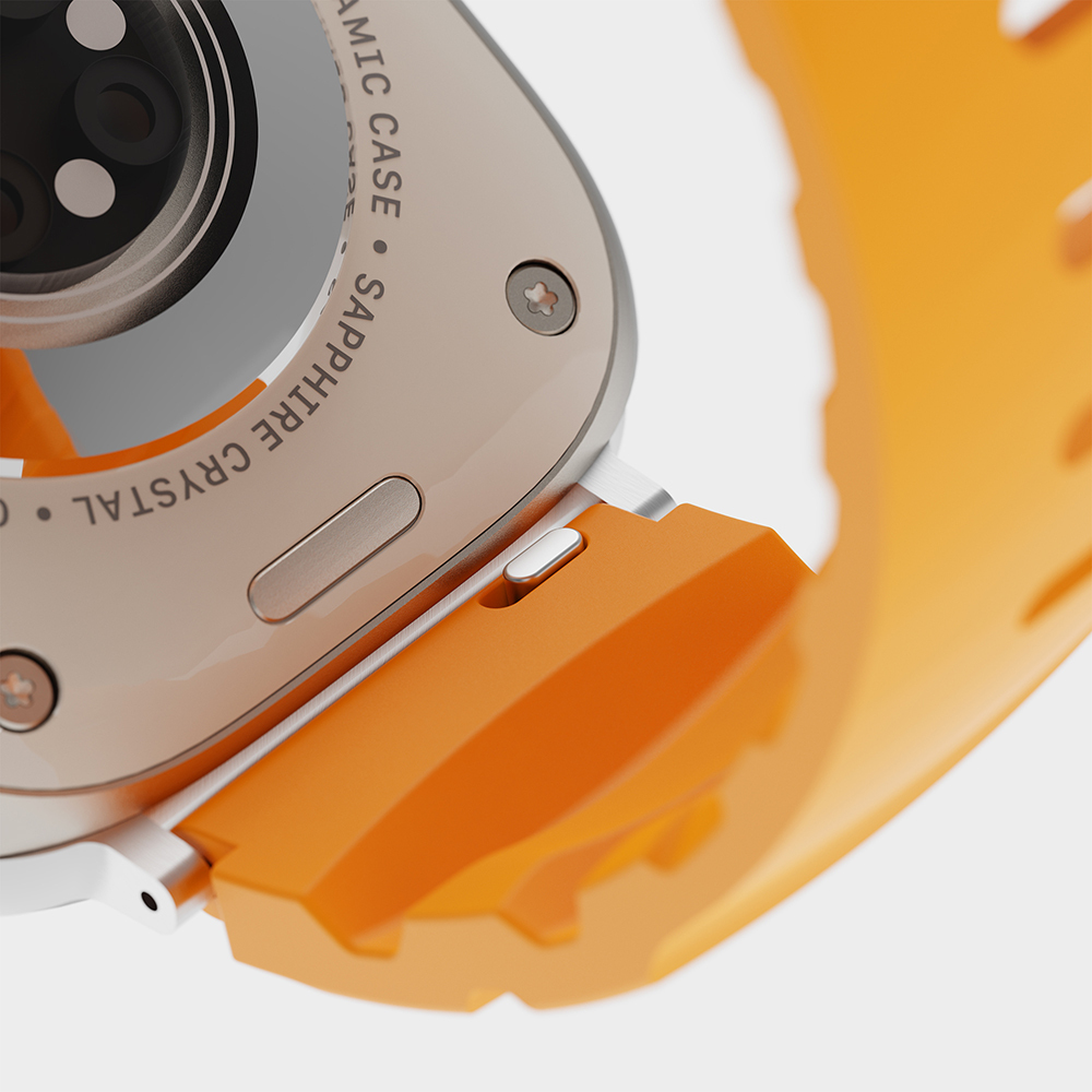 Apple Watch Ultra 49mm Uyumlu KRD-143 Silikon Kordon - 3