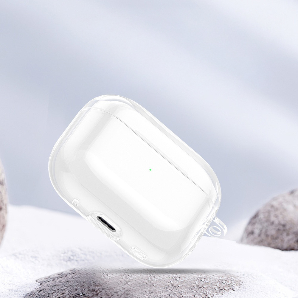 Apple Airpods Pro Uyumlu 3 Kılıf Şeffaf Kristal Silikon Zore Airbag 14 Kılıf - 1