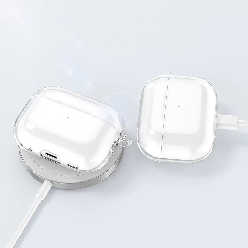 Apple Airpods Pro Uyumlu 3 Kılıf Şeffaf Kristal Silikon Zore Airbag 14 Kılıf - 3