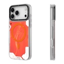 Apple iPhone 17 Pro Uyumlu Kılıf M-safe Şarj Özellikli Parlak Kumlu Sıvılı Tasarımlı Galaxy Fantasy Serisi Kapak - 4