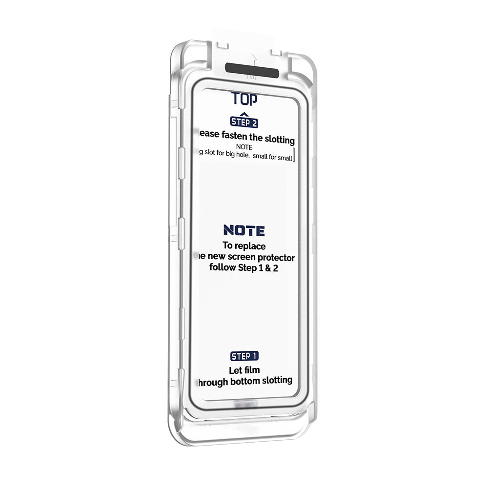 Apple iPhone 17 Pro Uyumlu Wiwu SQ-008 Oleofobik Easy Install Darbeye Karşı Dayanıklı Temperli Cam Ekran Koruyucu + Kolay Uygulama Aparatlı - 3