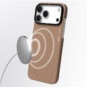 Apple iPhone 17 Pro Max Uyumlu Kılıf M-safe Şarj Özellikli Aramid Fiber Youngkit 1500D Kevlar Extreme Wing Titanyum-Gold Serisi Kapak - 9