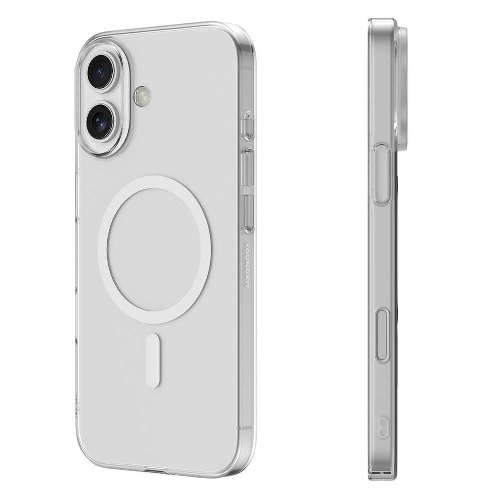 Apple iPhone 16 Uyumlu Kılıf M-safe Şarj Özellikli Youngkit High Definition Serisi Kapak - 1