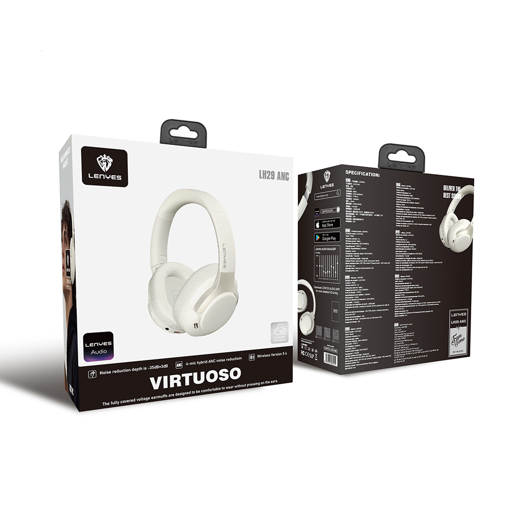 Lenyes LH29 ANC Özellikli TWS Kulak Üstü Bluetooth Kulaklık v5.4 - 8