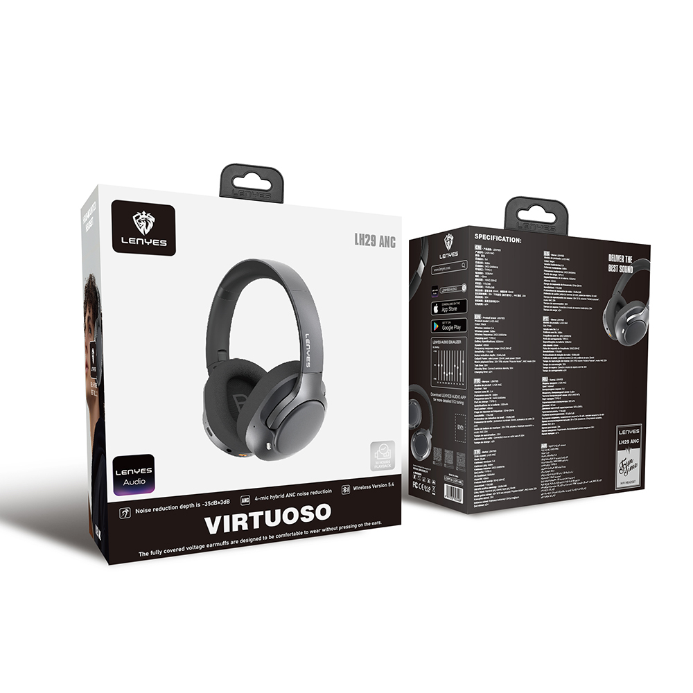 Lenyes LH29 ANC Özellikli TWS Kulak Üstü Bluetooth Kulaklık v5.4 - 9