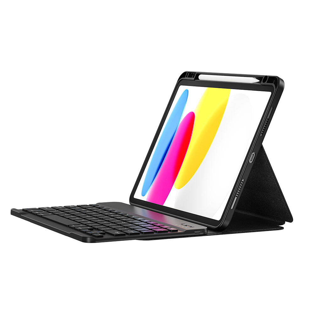 Apple iPad Pro 13 2025 M5 Wiwu Protective Gizli Kalem Bölmeli Klavyeli Kılıf - 2