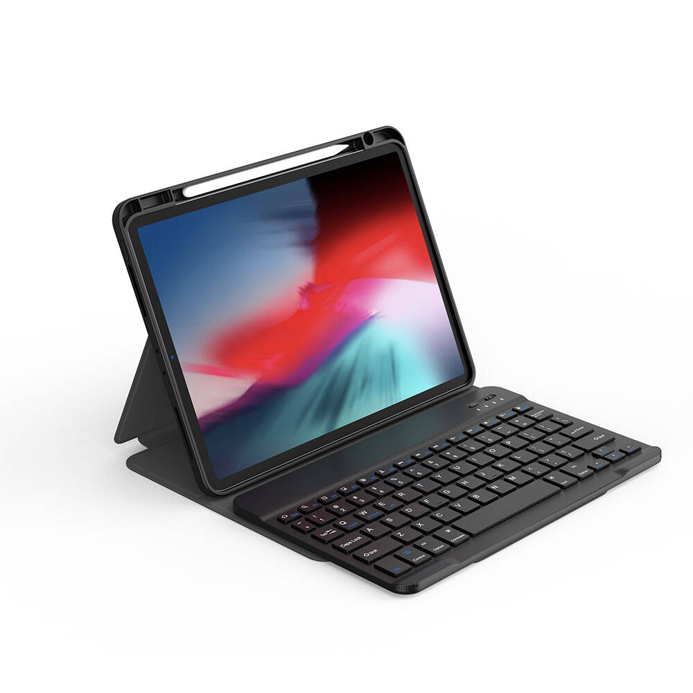 Apple iPad Pro 13 2025 M5 Wiwu Protective Gizli Kalem Bölmeli Klavyeli Kılıf - 6