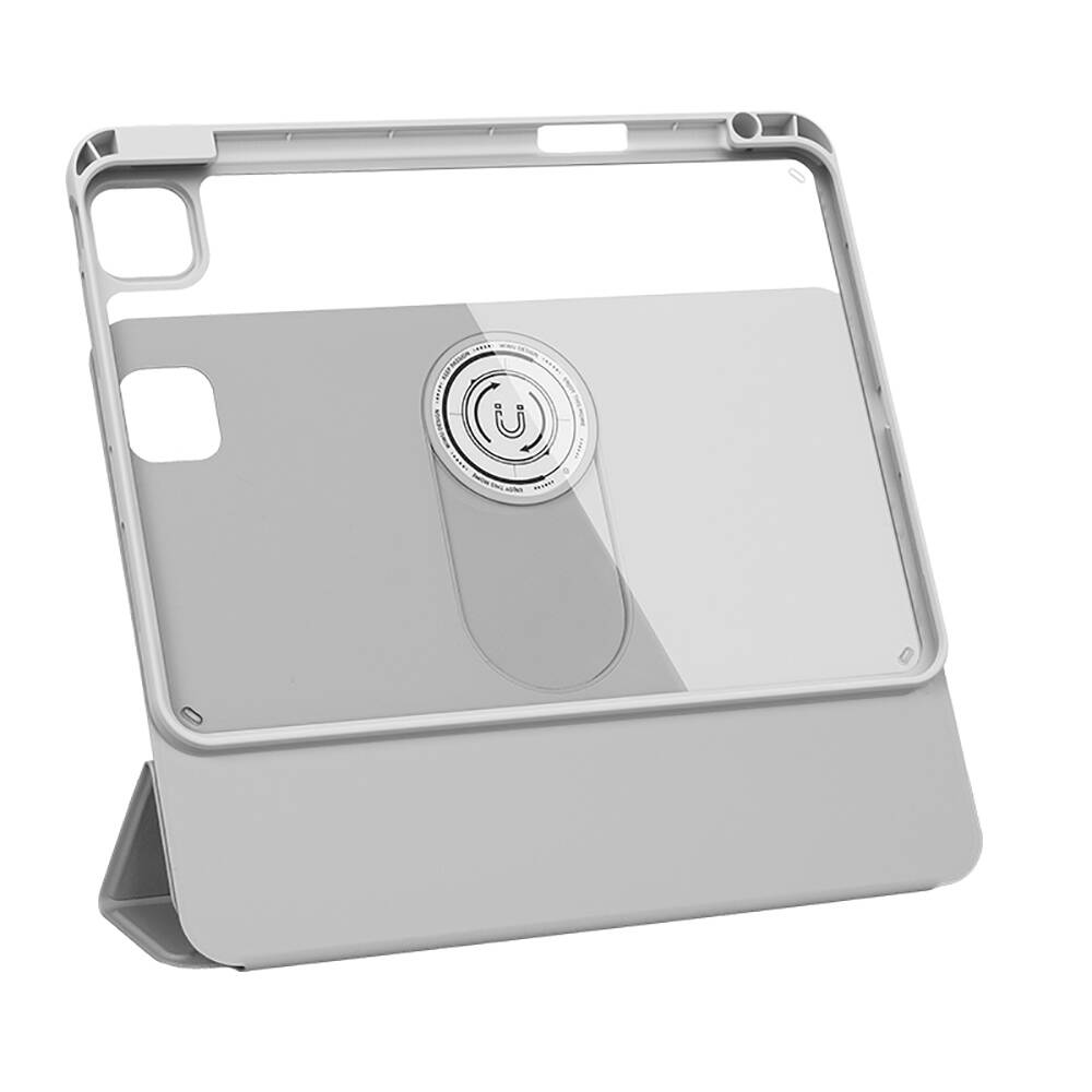 Apple iPad Pro 13 2025 M5 Wiwu 360° Dönebilen Standlı Magnetik Koruyucu Tablet Kılıfı - 1