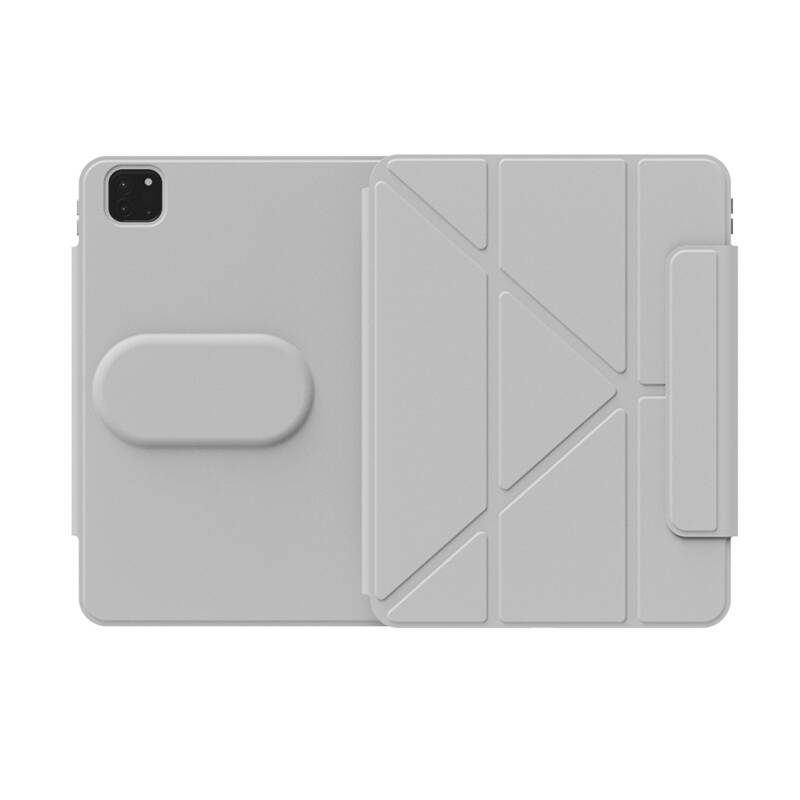 Apple iPad Pro 13 2025 M5 Wiwu 360° Dönebilen Standlı Magnetik Koruyucu Tablet Kılıfı - 2