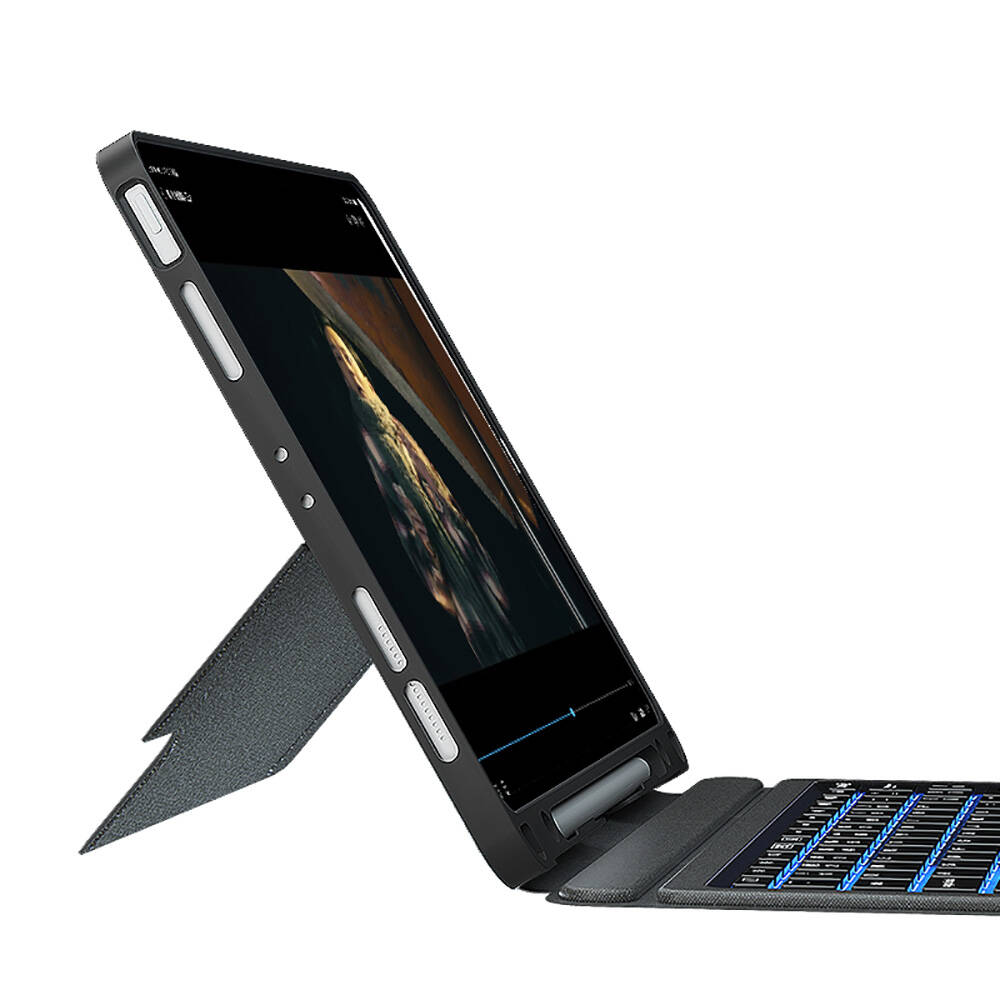 Apple iPad Pro 13 2025 M5 Wiwu Mag Touch Klavyeli Standlı Kılıf - 14