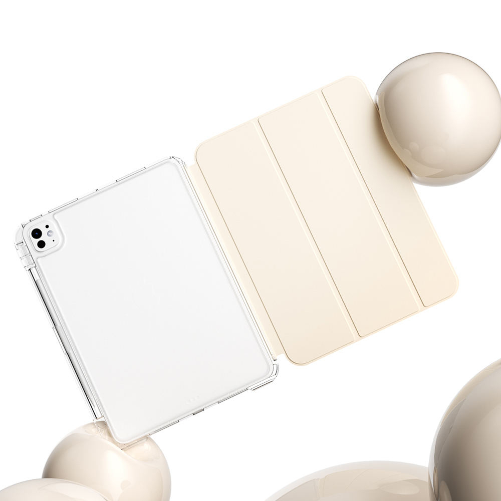 ​​Apple iPad Pro 13 2025 M5 Kılıf Magnetik Ayrılabilen Airbagli Zore Sliding Tablet Kılıfı - 8