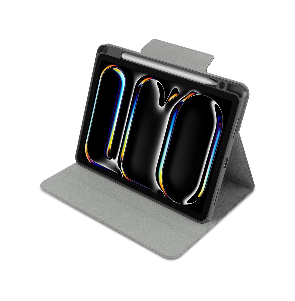 Apple iPad Pro 11 Uyumlu 2025 M5 Raptic Spin Detachable Folio PU Ayrılabilir Kalem Bölmeli Standlı Kılıf - 1