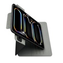 Apple iPad Pro 11 Uyumlu 2025 M5 Raptic Spin Detachable Folio PU Ayrılabilir Kalem Bölmeli Standlı Kılıf - 10
