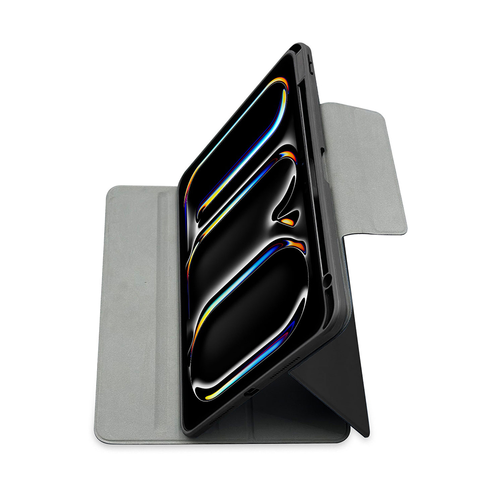Apple iPad Pro 11 Uyumlu 2025 M5 Raptic Spin Detachable Folio PU Ayrılabilir Kalem Bölmeli Standlı Kılıf - 11