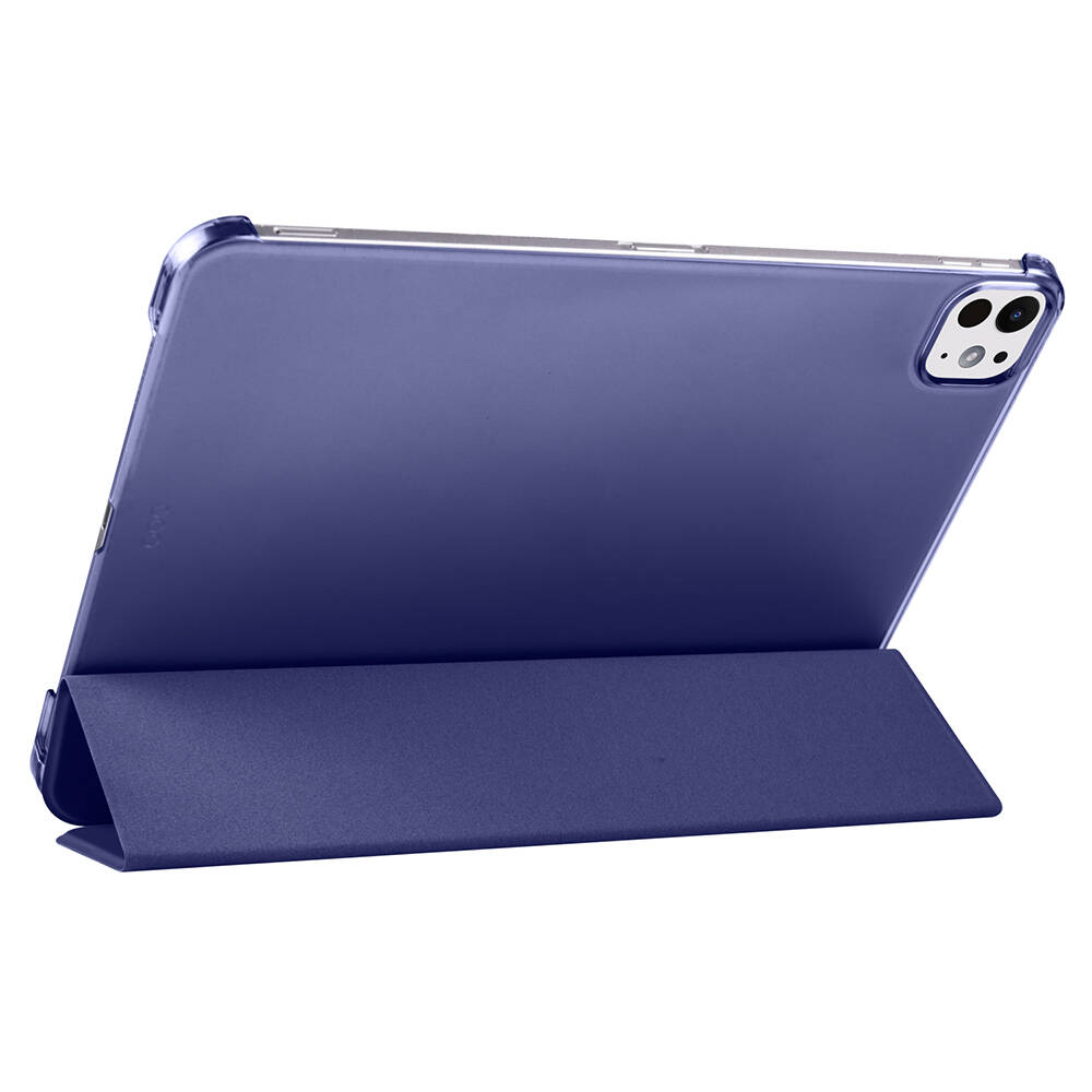 Apple iPad Pro 11 Uyumlu 2025 M5 Zore Smart Cover Kalem Bölmeli Standlı 1-1 Kılıf - 5