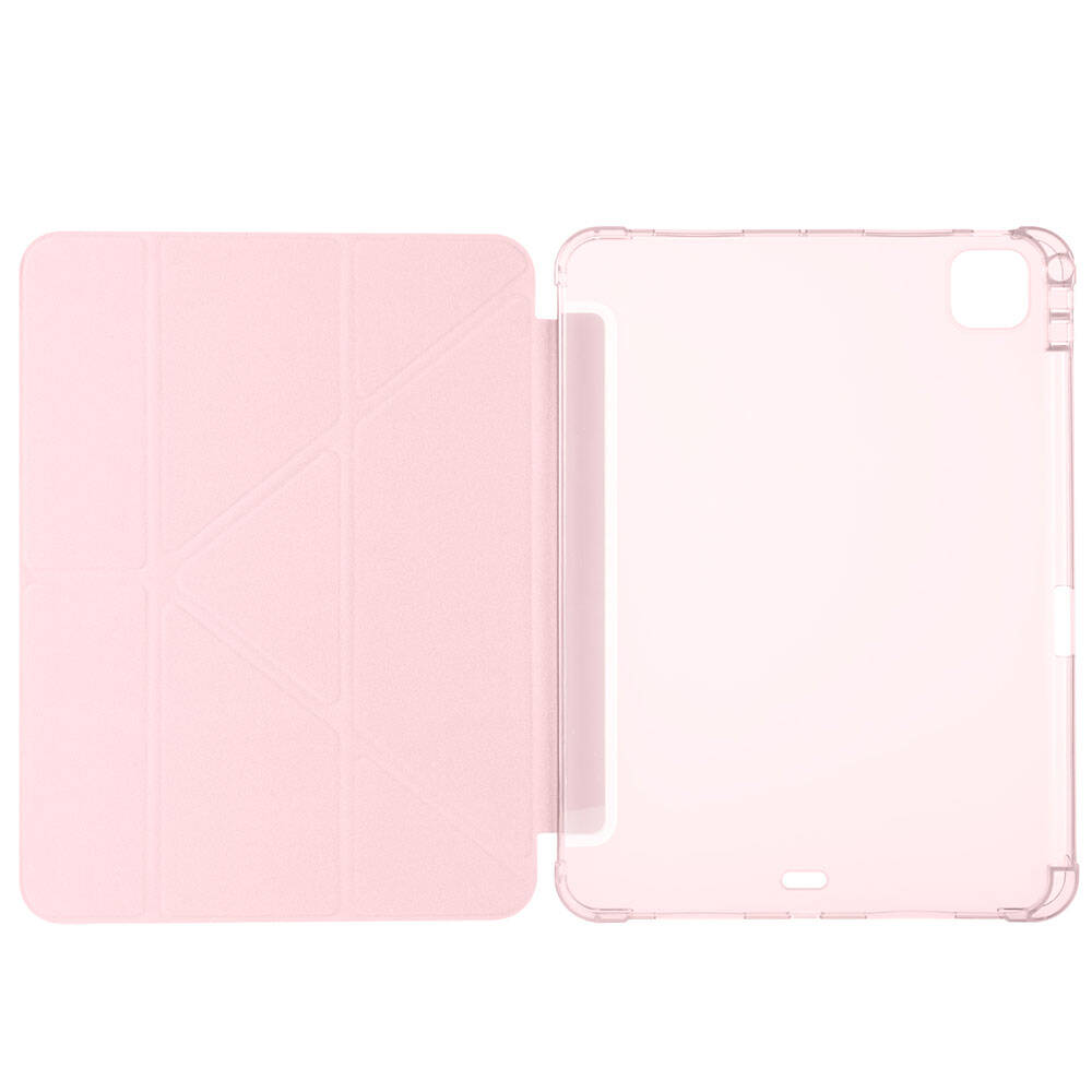 Apple iPad Pro 11 Uyumlu 2025 M5 Kılıf Zore Tri Folding Kalem Bölmeli Standlı Kılıf - 1