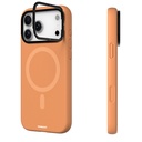 Apple iPhone 17 Pro Max Uyumlu Kılıf M-Safe Şarj Özellikli Kamera Standlı Youngkit Gel Cream Serisi Kapak - 6
